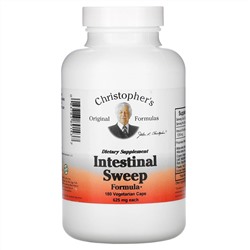 Christopher's Original Formulas, Intestinal Sweep Formula, 625 мг, 180 вегетарианских капсул