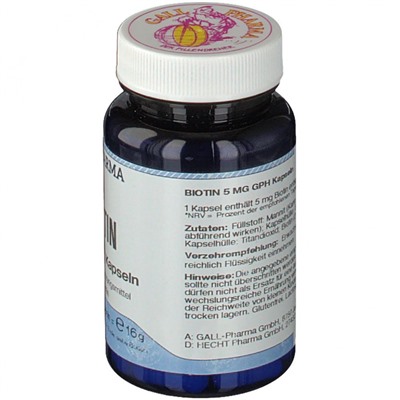 Hecht (Хехт) Biotin 5 mg GPH 60 шт