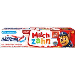 Odol med3 Milchzahn Zahnpasta 50 ml Зубная паста для молочных зубов, для детей от 2 до 5-ти лет, 50 мл
