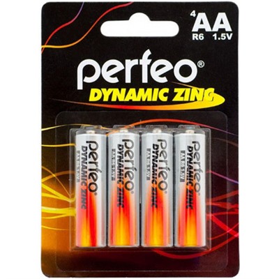 Батарейка Perfeo (Перфео) Dynamic Zinc, АА, R6, в блистере