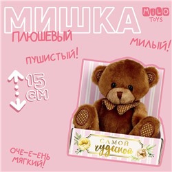 Мягкая игрушка «Мишка», цвет микс