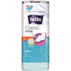 Гигиенические прокладки Bella (Белла) Classic Nova, 3+ капли, 10 шт