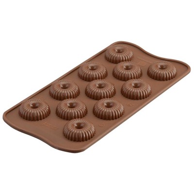 Форма для приготовления конфет Choco crown 11×24 см, силиконовая