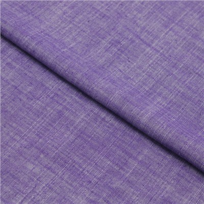 Ткань плательная лён, ширина 140 см, цвет фиолетовый
