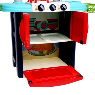 Игровой модуль «Моя кухня», с аксессуарами, свет, звук Уценка (Помята упаковка.)