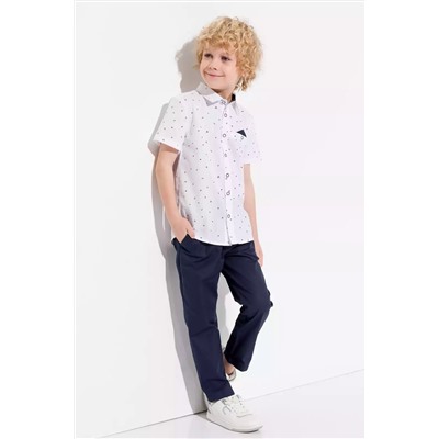 Модная рубашка для мальчика с коротким рукавом 10704AW23 Vulpes