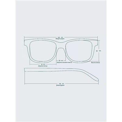 Солнцезащитные очки GRA SUN 103P C2 Золотистые Градиент