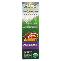 Fungi Perfecti, MyCommunity Extract, Comprehensive Immune Support , 1 fl oz (30 ml)
