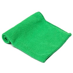 Салфетка из микрофибры (без упаковки) цвет зеленый, 50*60 см