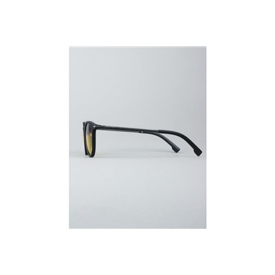 Очки для водителей антифары BOSHI M058 C2 Черный Матовый Коричневый-Желтые линзы