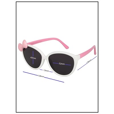 Солнцезащитные очки детские Keluona BT22044 C5 Белый-Розовый
