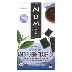 Numi Tea, органический выдержанный чай пуэр, 63 г (2,2 унции)