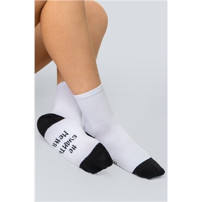 Хлопковые носки с добавлением эластана Happy Fox