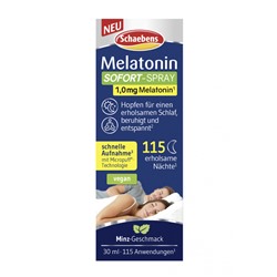 Schaebens Melatonin Sofort-Spray Мгновенный спрей для спокойного и глубокого сна Мелатонин, 30 мл (115 ночей)