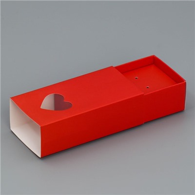 Коробка под бижутерию, упаковка, «Красная», 10 х 5 х 3 см
