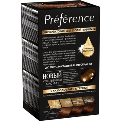 Краска для волос L'Oreal Preference Recital «Антигуа», тон 5.25, каштановый перламутровый