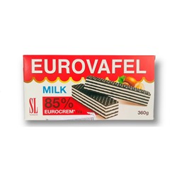 Вафли с молочной начинкой Eurovafel 360 г