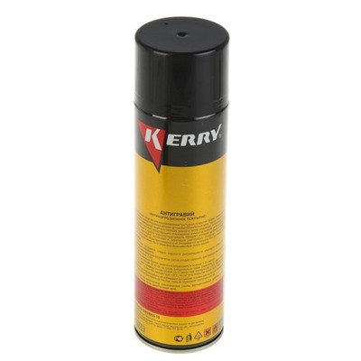 Антигравий Kerry защита от коррозии и сколов с эффектом шагрени, чёрный, 650 мл, аэрозоль