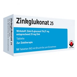 Zinkglukonat (Цинкглуконат) 25 50 шт