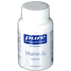 pure (пьюр) encapsulations Vitamin D3 1000 I.E. 120 шт
