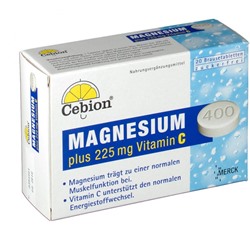 Cebion (Цебион) Plus Magnesium 400 Brausetabletten 20 шт