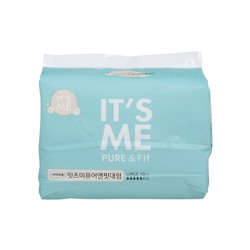 Прокладки женские гигиенические с крылышками, 5 капель It's Me Pure & Fit pads large 10p