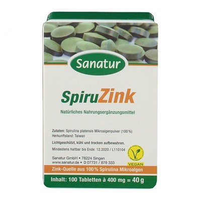 Sanatur (Санатур) SpiruZink 100 шт