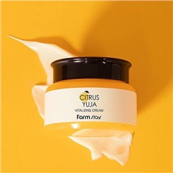 ФМС YUJA Крем для лица с экстрактом юдзу FARMSTAY CITRUS YUJA VITALIZING MOISTURE CREAM 80gr