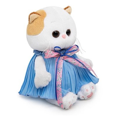 Мягкая игрушка «Ли-Ли Baby», в платье из жатой ткани с бантом, 24 см