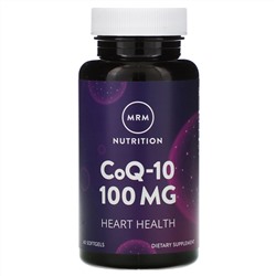 MRM, Nutrition, коэнзим Q-10, 100 мг, 60 мягких таблеток