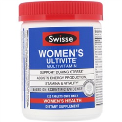 Swisse, Ultivite, мультивитамины для женщин, 120 таблеток