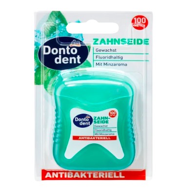 DONTODENT Zahnseide antibakteriell Донтодент Нить для зубов антибактериальная, 100 м