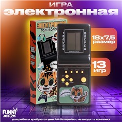 Электронная игра «Доигрался?», 13 игр