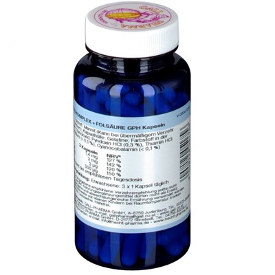 GALL PHARMA Vitamin B-Komplex + Folsaure GPH Капсулы, 120 шт