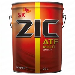 Масло трансмиссионное ZIC ATF Multi, синтетическое, 20 л