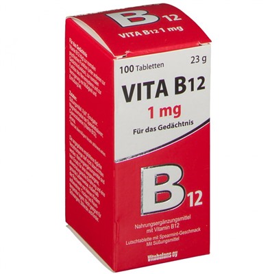 Vita (Вита) B12 mit Spaermint-Geschmack 100 шт
