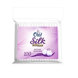 Ватные палочки Ola! Silk sense в пакете, 100 шт.