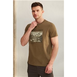 Мужская футболка BeGood SS23MJ284 оливковый