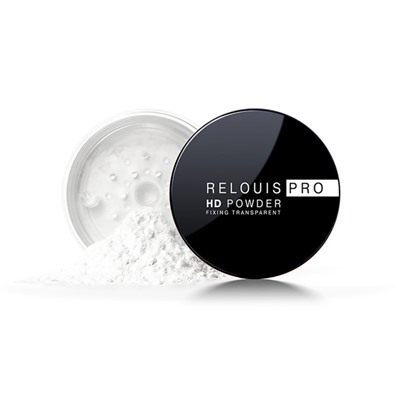 Пудра для лица фиксирующая Relouis PRO HD powder, цвет прозрачный