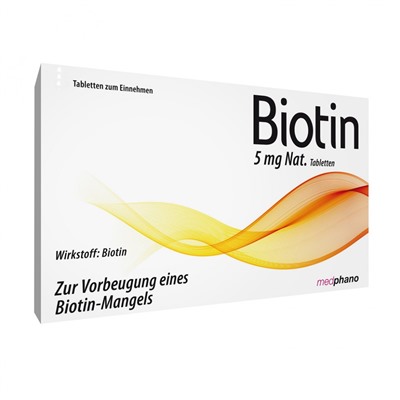 Biotin (Биотин) 5 mg Nat. 60 шт