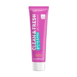 CNS Toothpaste Паста зубная гелевая Clean&Fresh для защиты дёсен и зубов с экстрактом шалфея,берёзы и провитамином B5, 105г