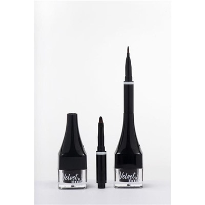 Подводка для глаз Vivienne Sabo Eyeliner Gel гелевая с кисточкой, тон 01 черная, 1,7 г