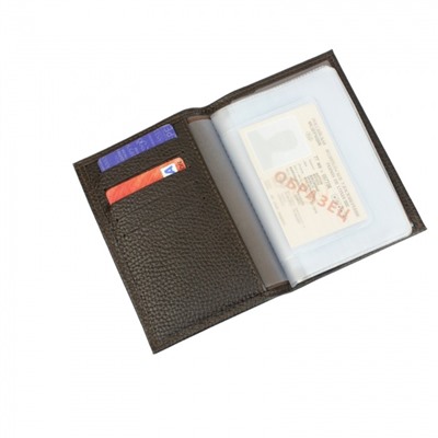 АВ101-96 Обложка для авт.док+карточки АВ107,красный КЛ - 96
