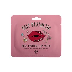 Патчи для губ гидрогелевые с экстрактом розы G9 Rose Hydrogel Lip Patch 3гр