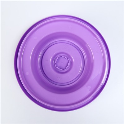 Подставка для торта вращающаяся «Магия», d=27,5, цвет фиолетовый