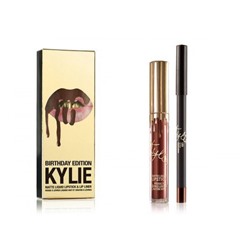 Жидкая помада + карандаш Kylie Birthday Edition Matte Liquid Lipstick & Lipliner