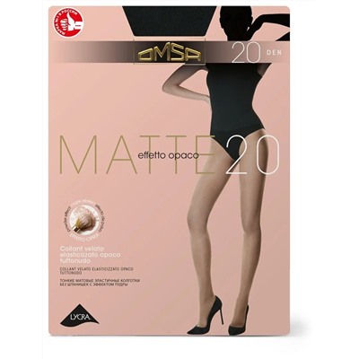 OMS-Matte 20 эффект пудры/3 Колготки OMSA Matte 20 эффект пудры