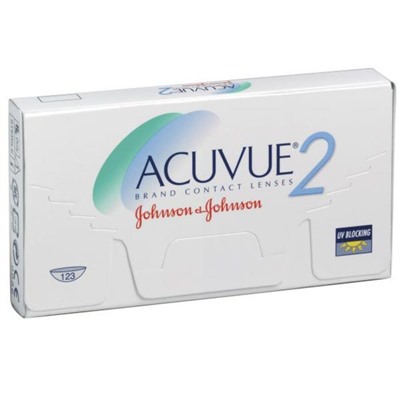 Контактные линзы Acuvue 2, -12/8,3, в наборе 6шт