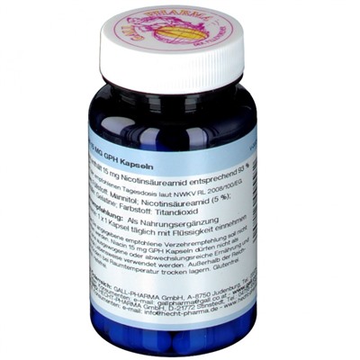 GALL PHARMA Niacin 15 mg GPH Капсулы, 60 шт