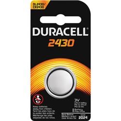 Батарейка таблетка Duracell (Дюраселл) CR2430, 1 шт